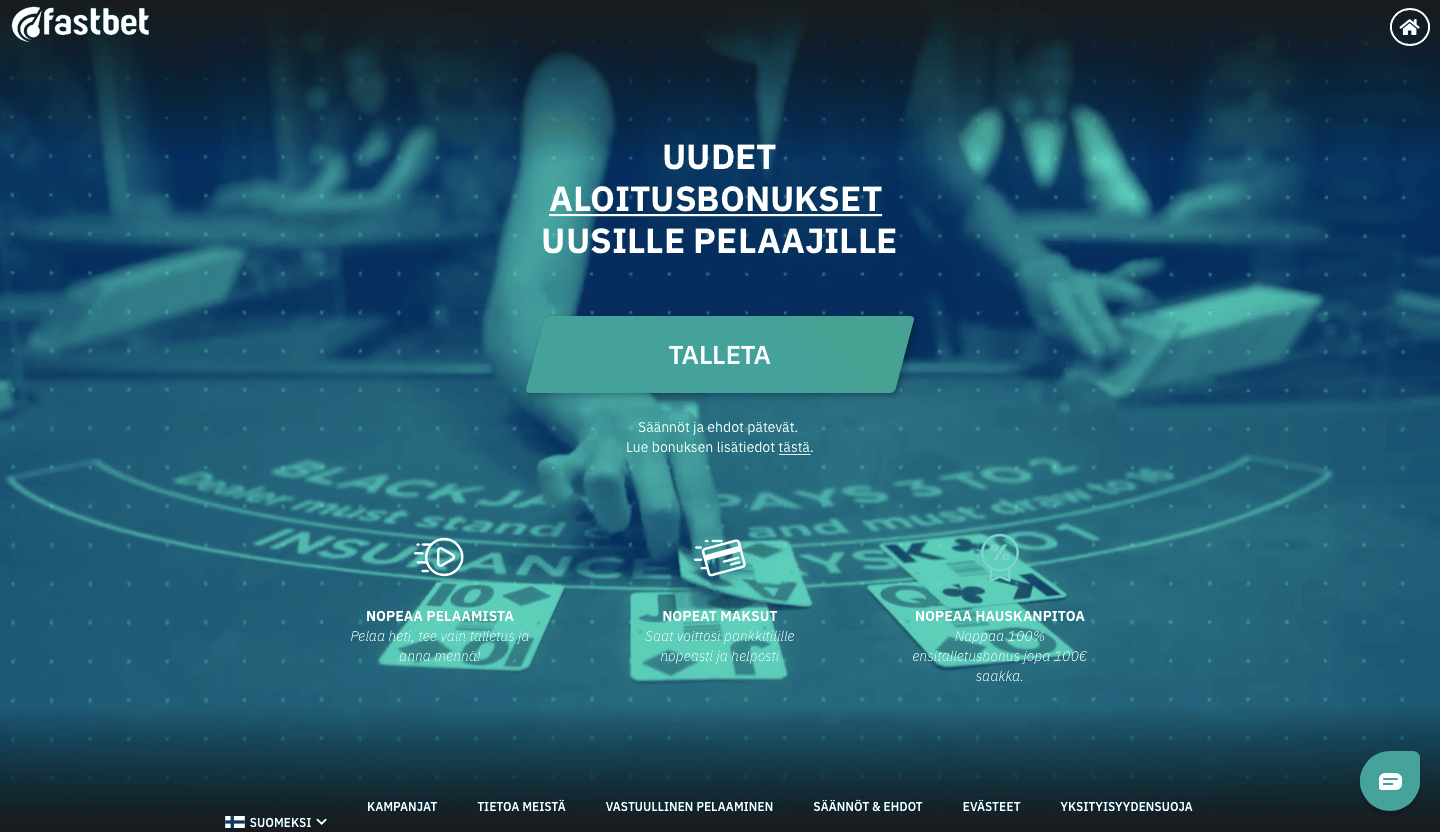 Fastbet etusivu