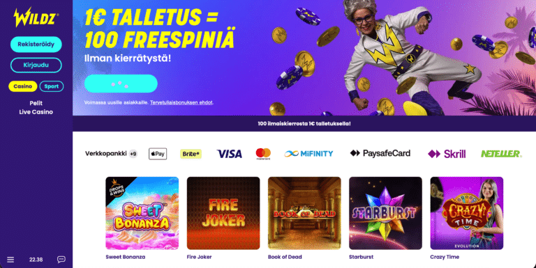 Wildz Casino kokemuksia? | Bonus & Arvostelu | Kasinopartio.com