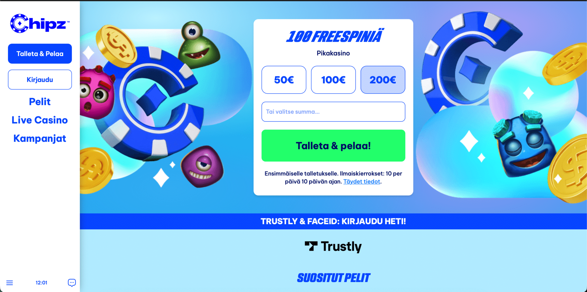 kierrätysvapaat kasinot