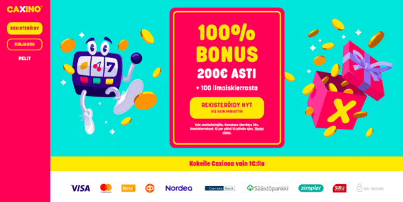 Caxino Casinolla tervetulobonus eurolla.