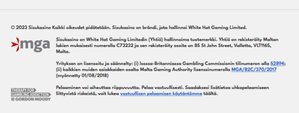 Nettikasino Sisu Kasino säännelty Maltalla