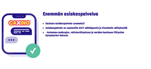 Caxino Casino asiakaspalvelu