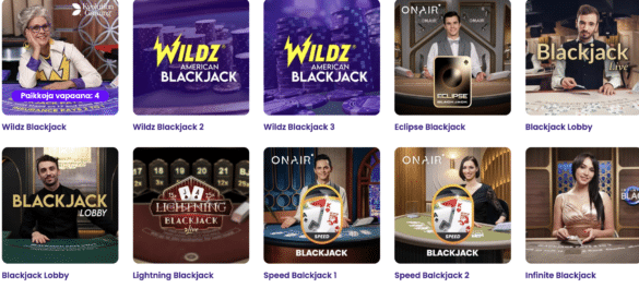 Wildz live blackjack casino